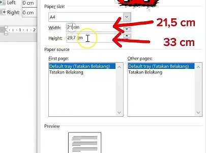 3 Rahasia Cara Mengatur Ukuran Kertas F4 Microsoft Word 2007 yang Jarang Diketahui