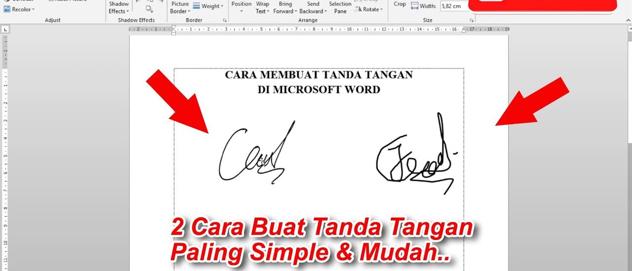 5 Cara Praktis Memasukan TTD di Word 2026, Ternyata Semudah Ini