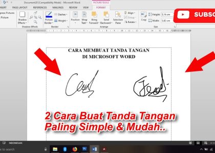 5 Cara Praktis Memasukan TTD di Word 2026, Ternyata Semudah Ini