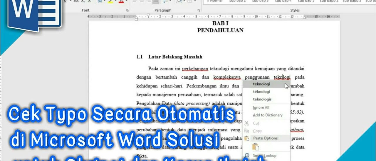 5 Trik Rahasia Cara Mengecek Typo di Word yang Wajib Tahu di Tahun 2026