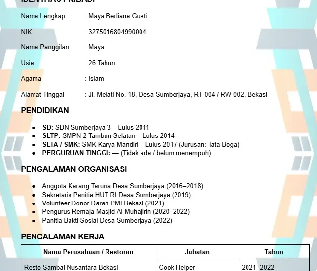 7 Tips Rahasia Cara Membuat Riwayat Hidup Skripsi Agar Lolos Sidang di 2026