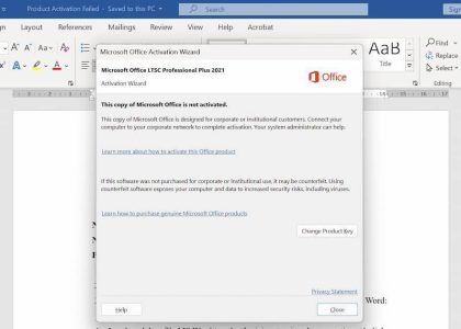 Ternyata Ini Cara Memperbaiki Microsoft Word Product Activation Failed Hanya 3 Langkah