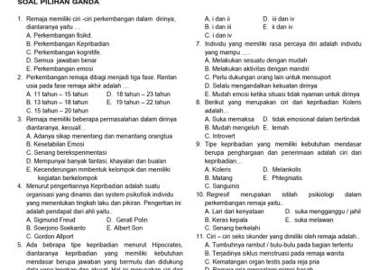 5 Contoh Soal Bimbingan Konseling Kelas X Semester 1 yang Wajib Dikuasai Siswa 2026