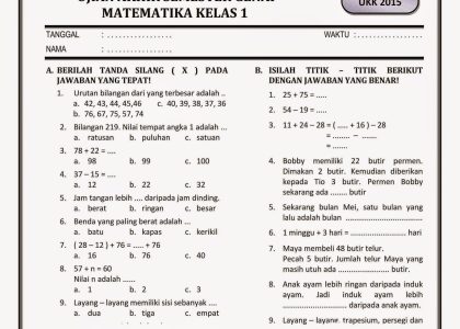 5 Contoh Soal Kelas 4 SD Kurikulum 2013 Semester 2 yang Sering Muncul di Ujian, Wajib Tahu