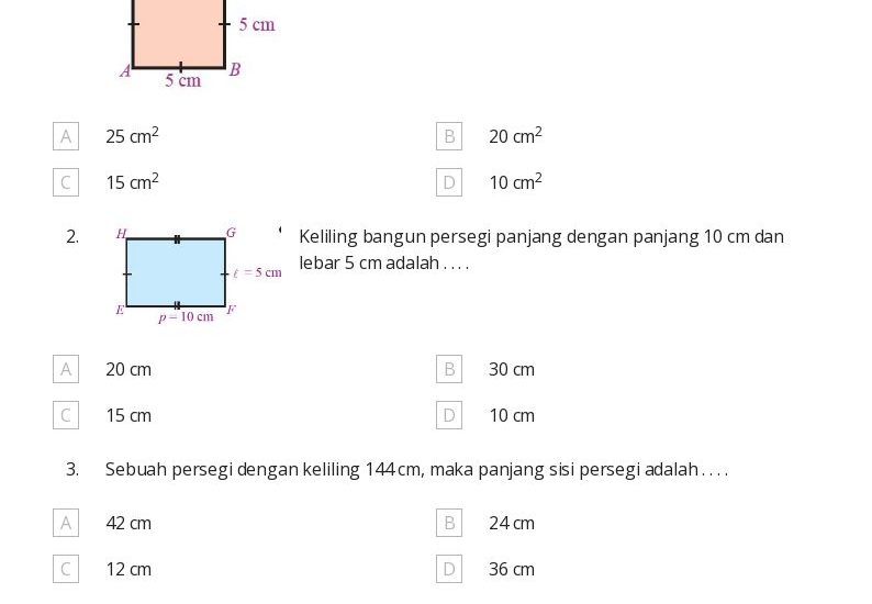 5 Fakta Mengejutkan di Balik Contoh Soal Kelas 4 Persegi dan Persegi Panjang yang Selama Ini Salah