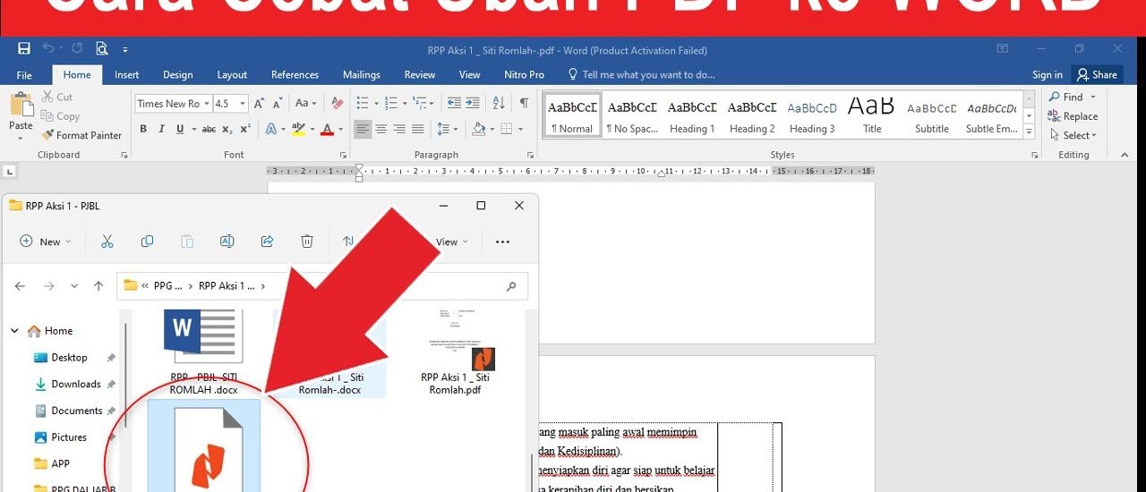 5 Trik Rahasia Cara Mindahin PDF ke Word Tanpa Merusak Format di 2026