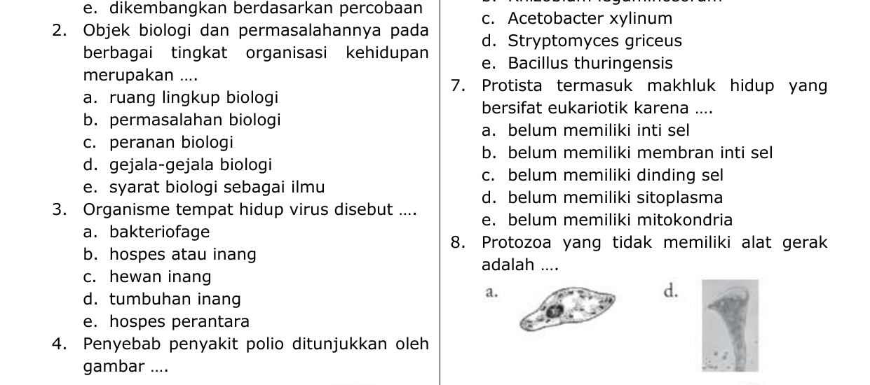Akhirnya Terungkap Kunci Contoh Soal Biologi Kelas 10 Semester 1 Bab 1, Jangan Sampai Salah Jawab