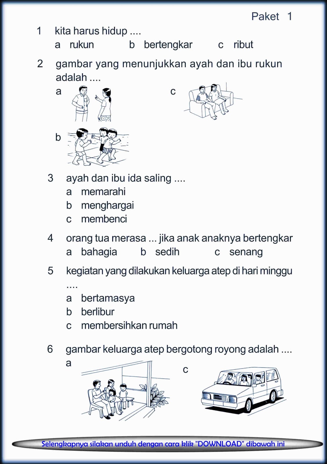 Materi Pkn Kelas 1 Sd Semester 2 Kurikulum 2013 Dalchaebi