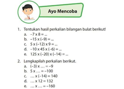 15 Contoh Soal Bilangan Bulat Kelas 6 Semester 1 2026 dengan Pembahasan Lengkap yang Wajib Siswa Kuasai