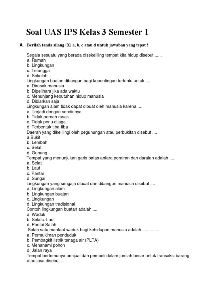 7 Cara Praktis Kuasai Contoh Soal UAS IPS Kelas 3 Semester 1 SMP Kurtilas 2026