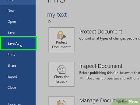 3 Cara untuk Mengonversi Docx ke Doc - wikiHow 3 Cara untuk Mengonversi Docx ke Doc - wikiHow