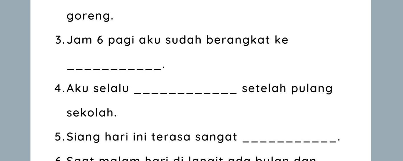 Akhirnya Tahu Cara Benar Membuat Kalimat Perintah Mengerjakan Soal Esay di Kelas 3 yang Bikin Nilai Naik