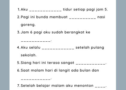 Akhirnya Tahu Cara Benar Membuat Kalimat Perintah Mengerjakan Soal Esay di Kelas 3 yang Bikin Nilai Naik