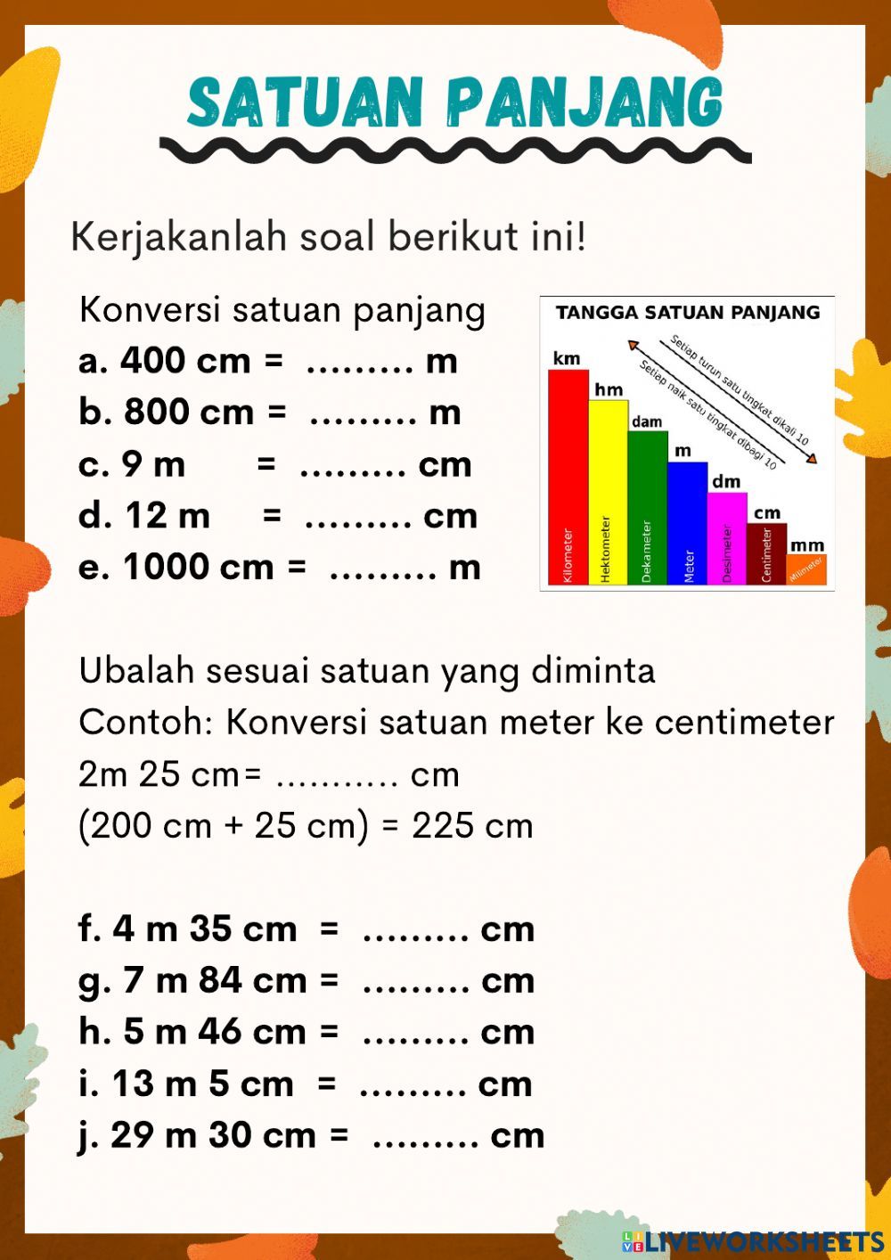 Satuan Panjang Subtema 1 Tema 3 Kelas 3 Worksheet Worksheets For - Free Satuan Panjang Subtema 1 Tema 3 Kelas 3 Worksheet Worksheets For - Free