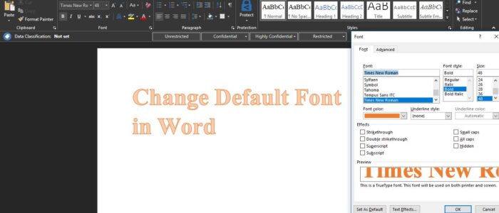 Terungkap Cara Cepat ubah default font microsoft word 2016 Sesuai Ukuran Kertas F4