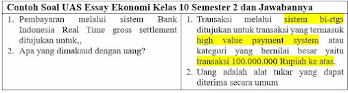 10 Soal OMI Ekonomi 2026: contoh soal essay ekonomi kelas 10 semester 2 beserta jawabannya